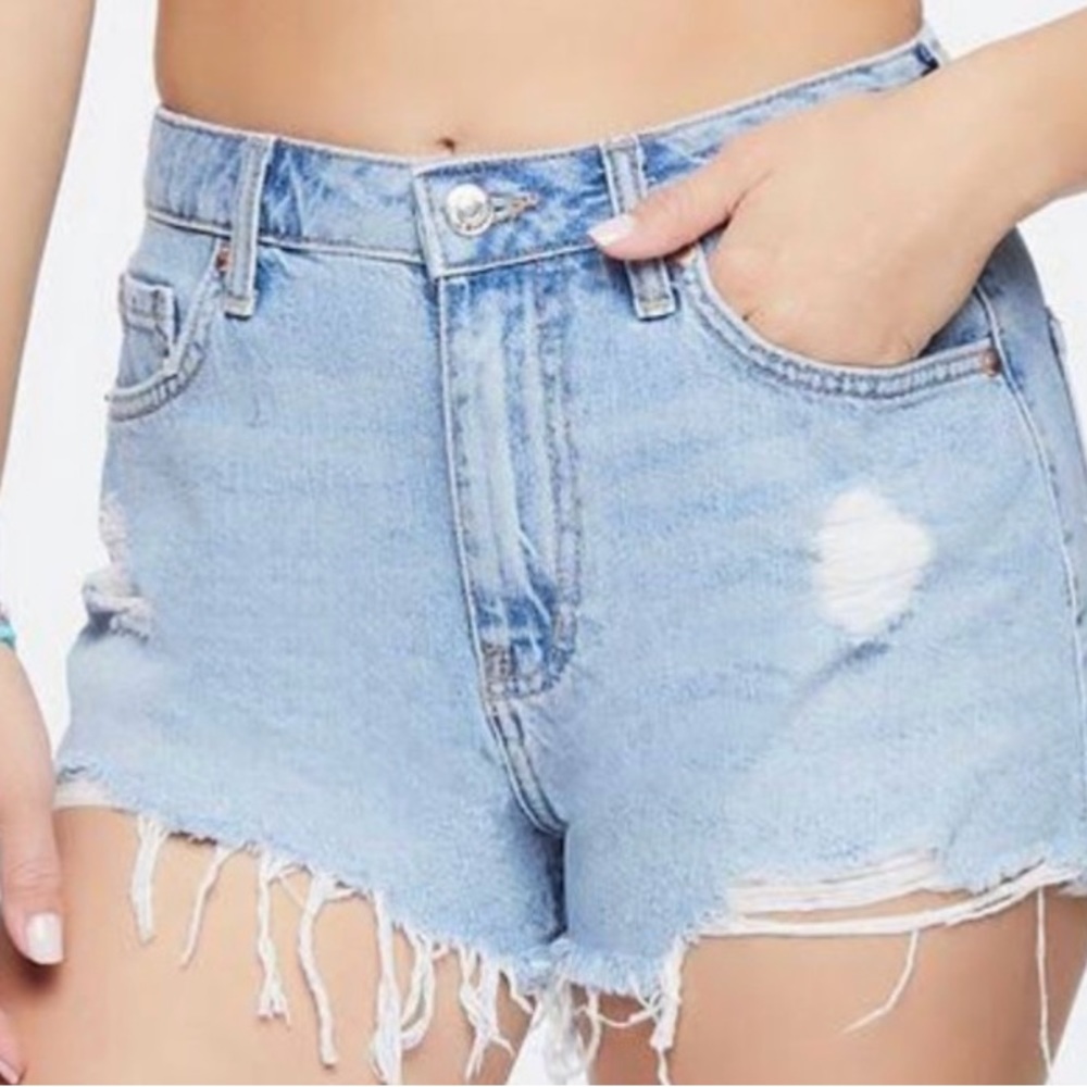 NWT Denim Mom Shorts